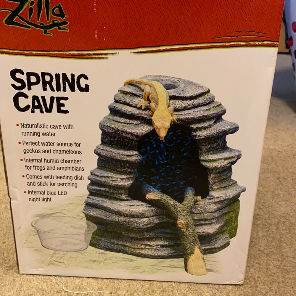 Reptile spring cave